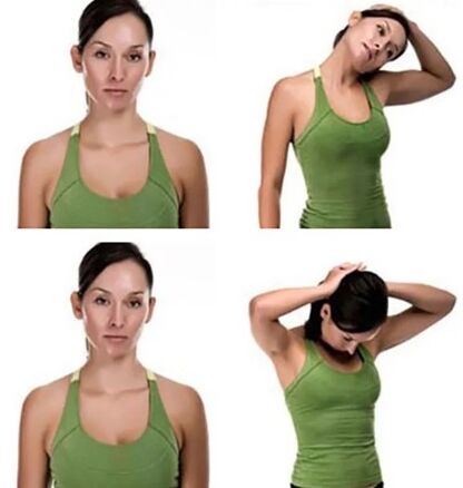 Exercises to treat cervical osteochondrosis