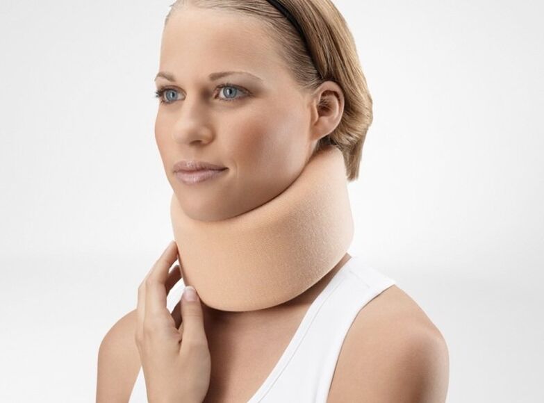 Neck on the neck with osteochondrosis