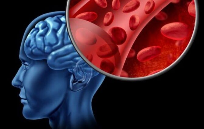 The oxygen starvation of the brain