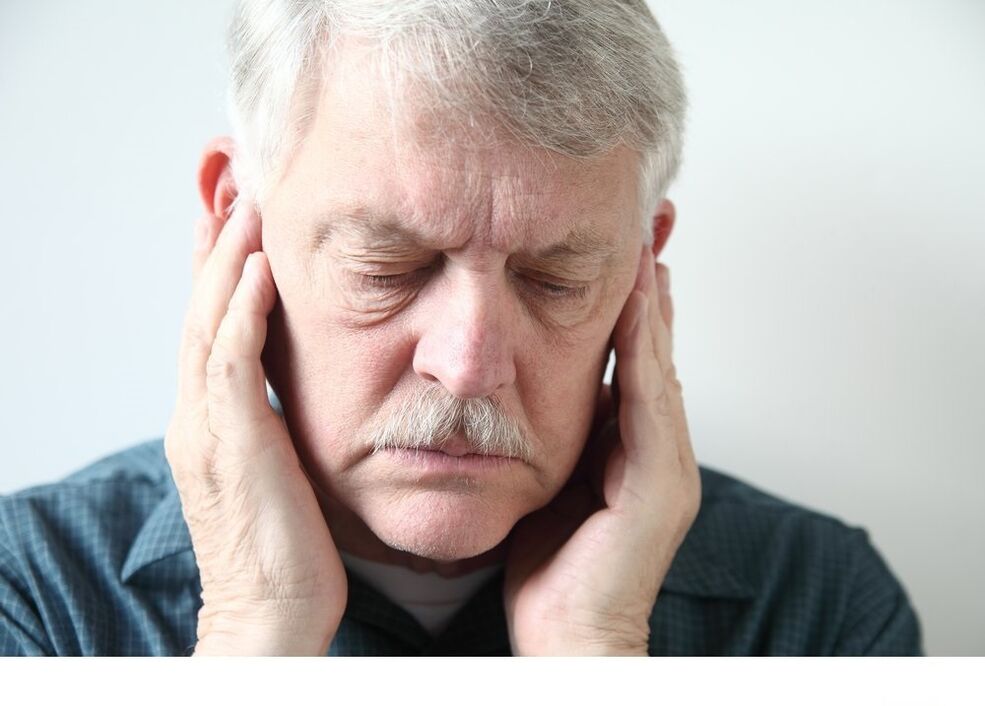 Pain with artrrosis of the temporomand of the mandibular joint
